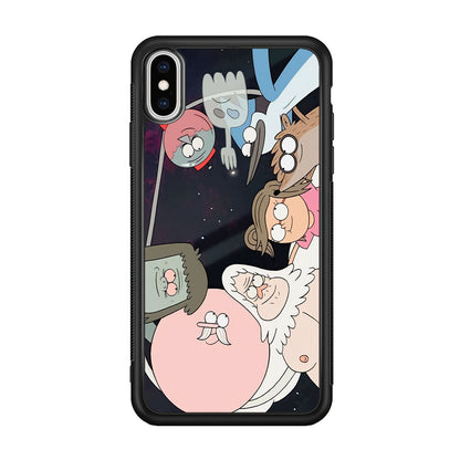 Regular Show Team Work iPhone Xs Max Case