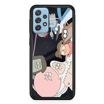 Regular Show Team Work Samsung Galaxy A72 Case