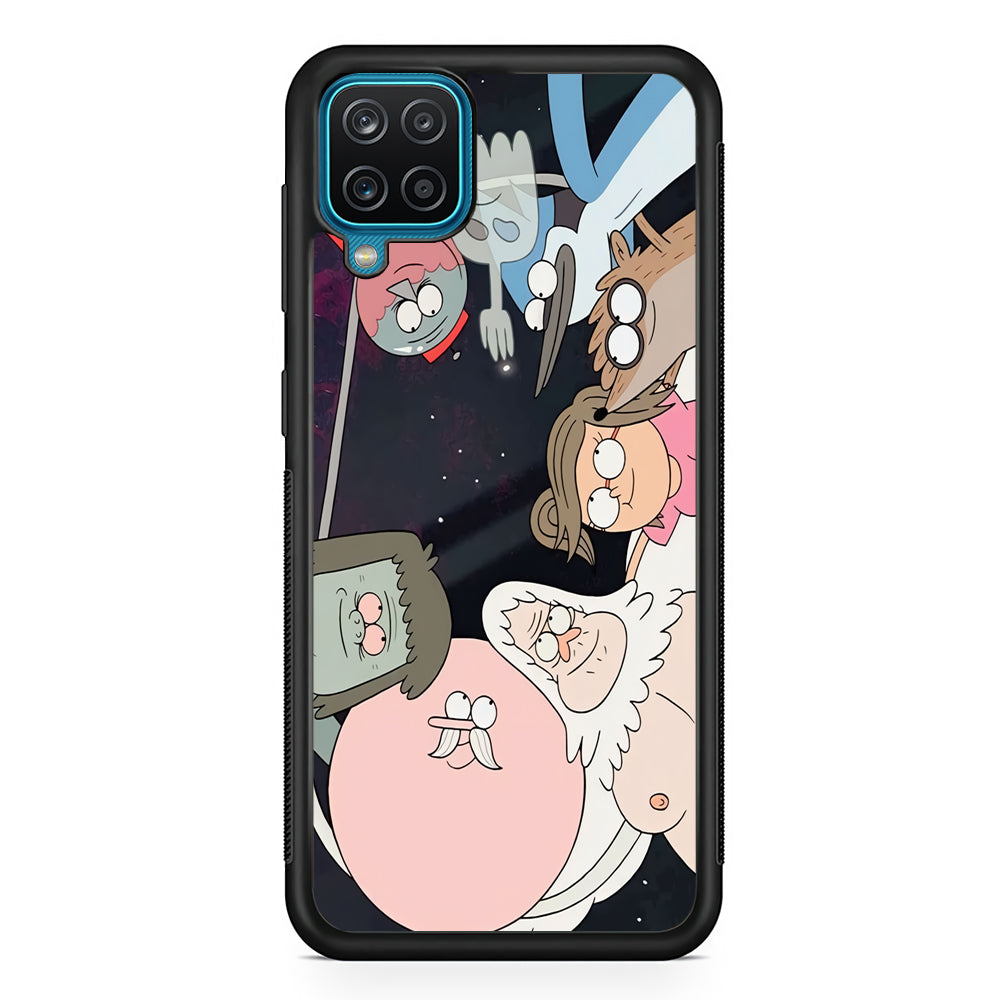 Regular Show Team Work Samsung Galaxy A12 Case