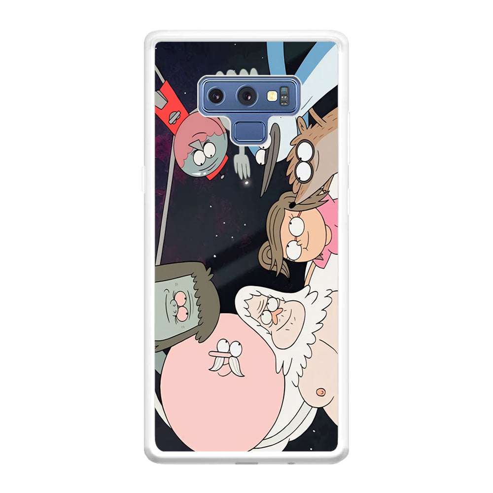 Regular Show Team Work Samsung Galaxy Note 9 Case