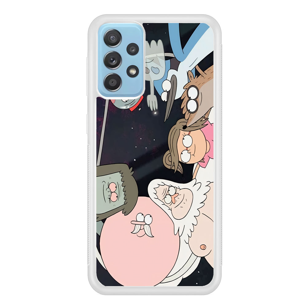 Regular Show Team Work Samsung Galaxy A52 Case