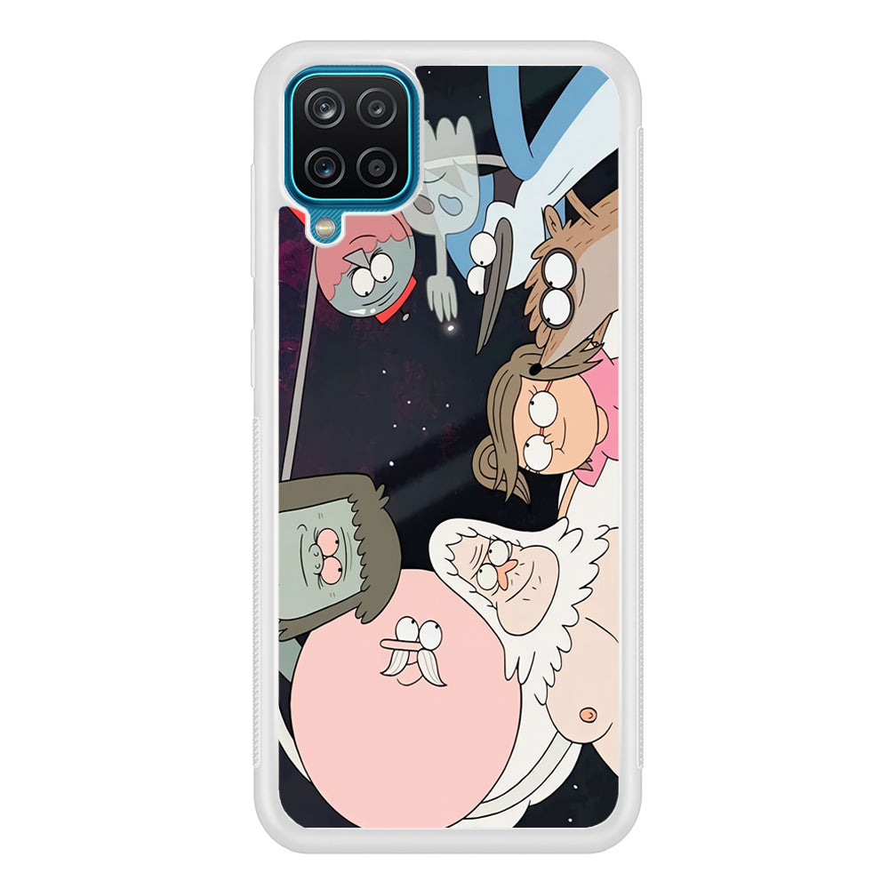 Regular Show Team Work Samsung Galaxy A12 Case