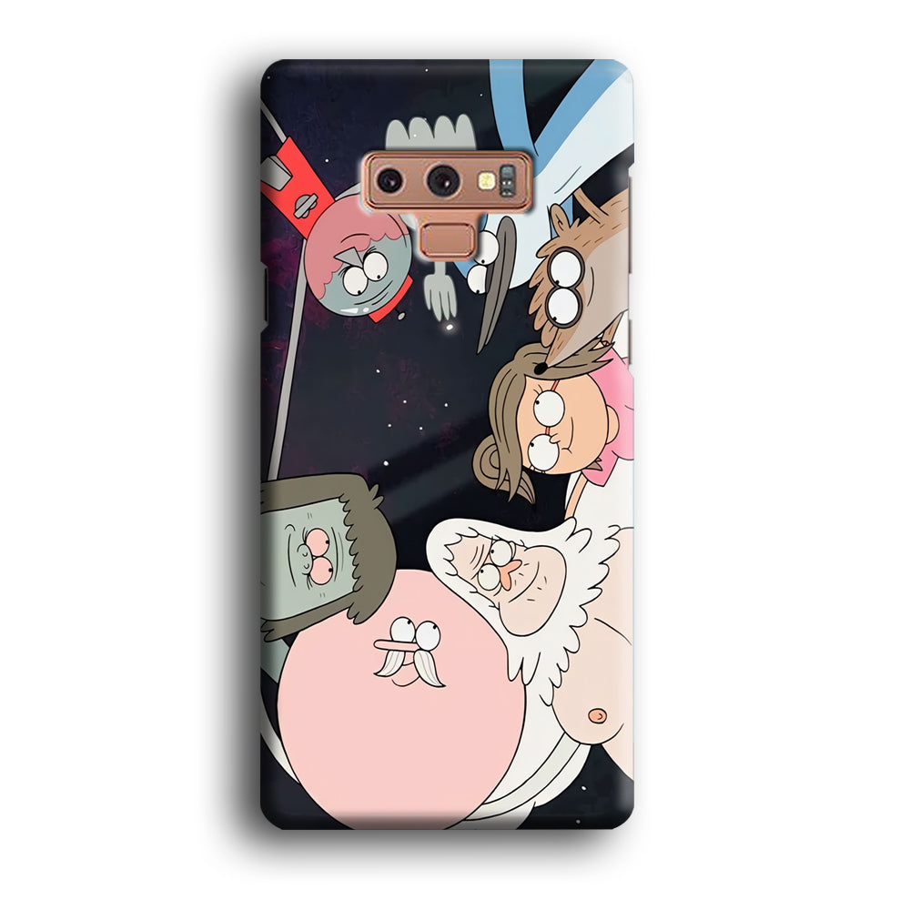 Regular Show Team Work Samsung Galaxy Note 9 Case