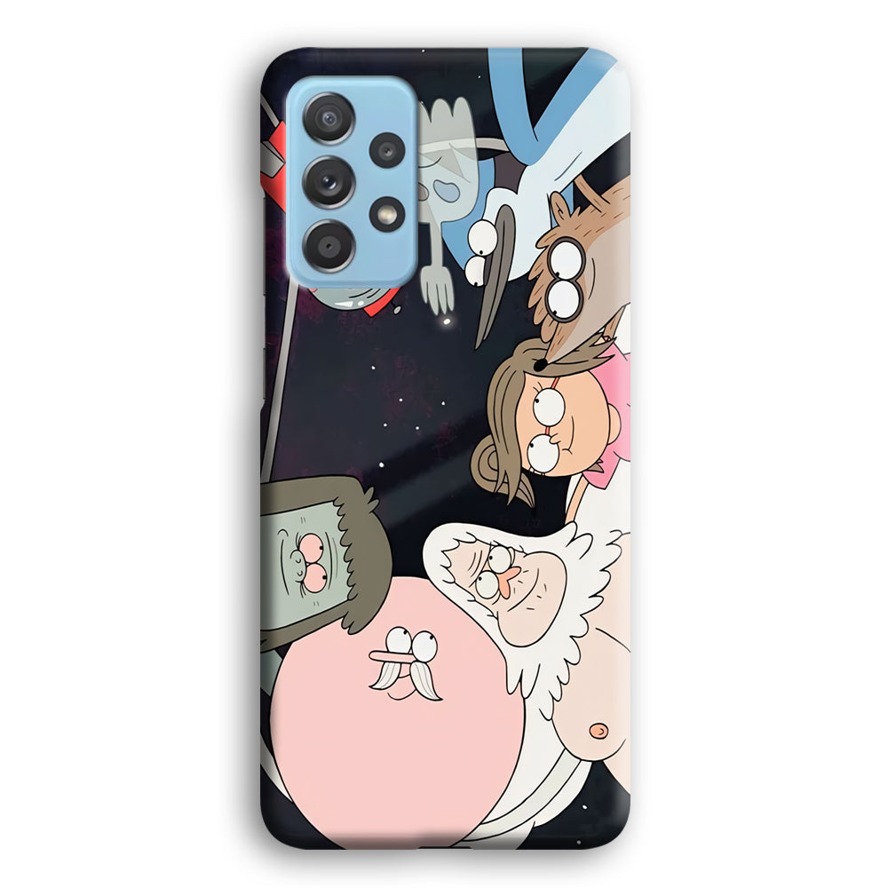 Regular Show Team Work Samsung Galaxy A52 Case