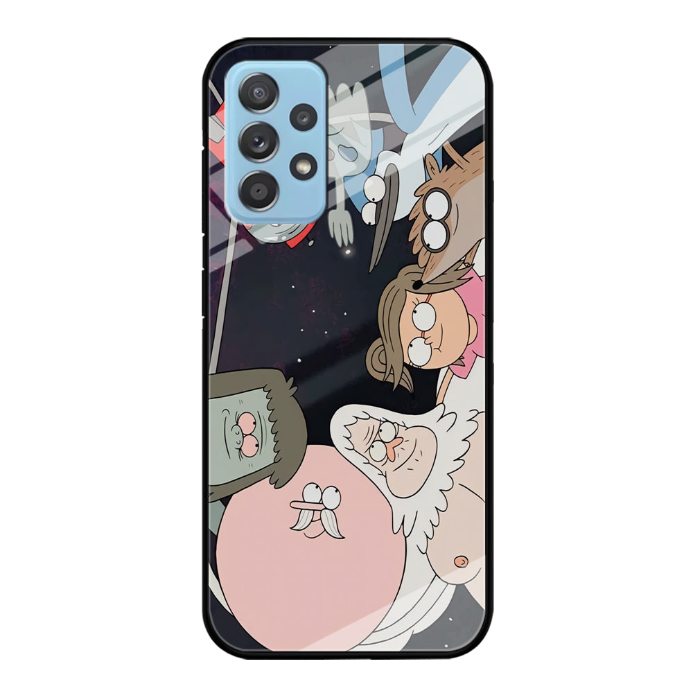 Regular Show Team Work Samsung Galaxy A52 Case