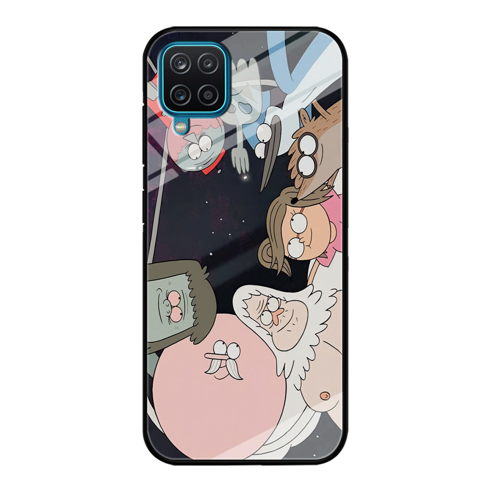 Regular Show Team Work Samsung Galaxy A12 Case