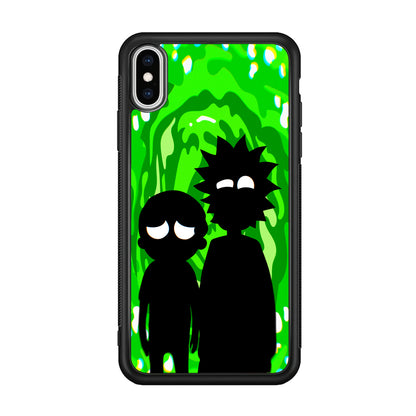 Rick And Morty Silhouette Of Slime iPhone Xs Max Case