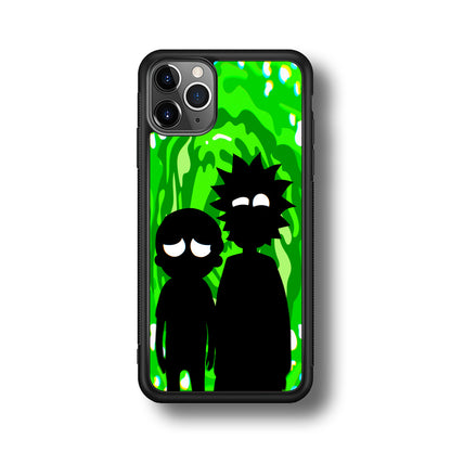 Rick And Morty Silhouette Of Slime iPhone 11 Pro Max Case