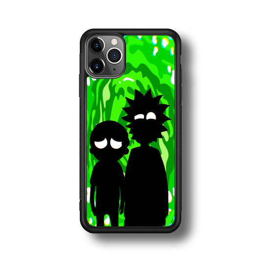 Rick And Morty Silhouette Of Slime iPhone 11 Pro Case