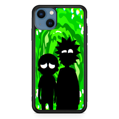 Rick And Morty Silhouette Of Slime iPhone 13 Case