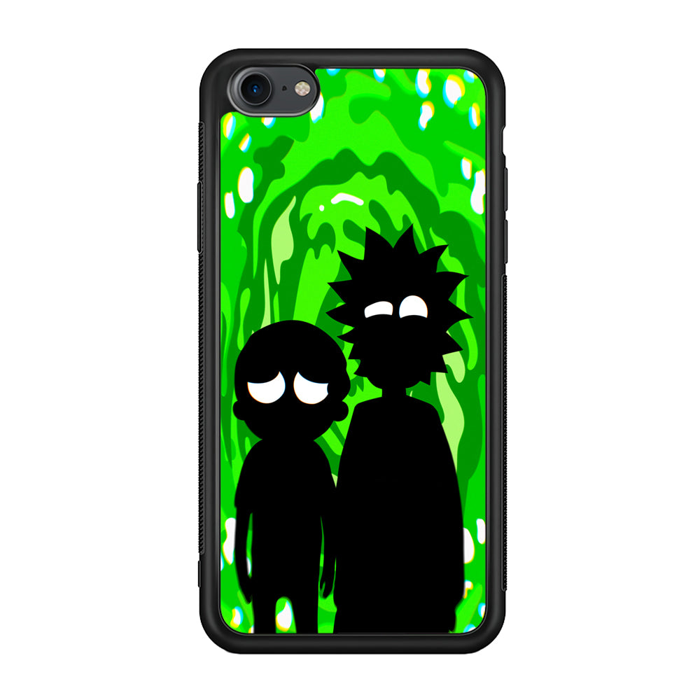 Rick And Morty Silhouette Of Slime iPhone 7 Case