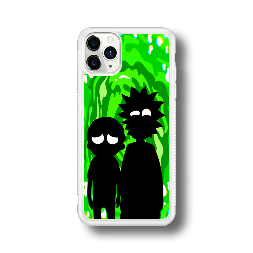 Rick And Morty Silhouette Of Slime iPhone 11 Pro Max Case