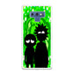 Rick And Morty Silhouette Of Slime Samsung Galaxy Note 9 Case