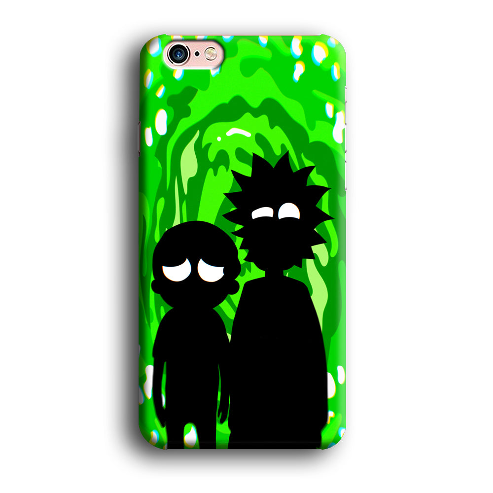 Rick And Morty Silhouette Of Slime iPhone 6 Plus | 6s Plus Case