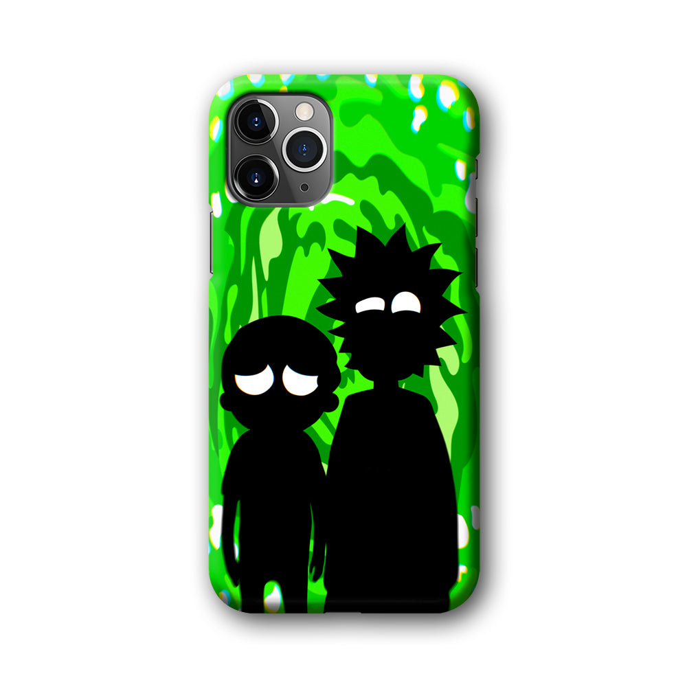 Rick And Morty Silhouette Of Slime iPhone 11 Pro Max Case