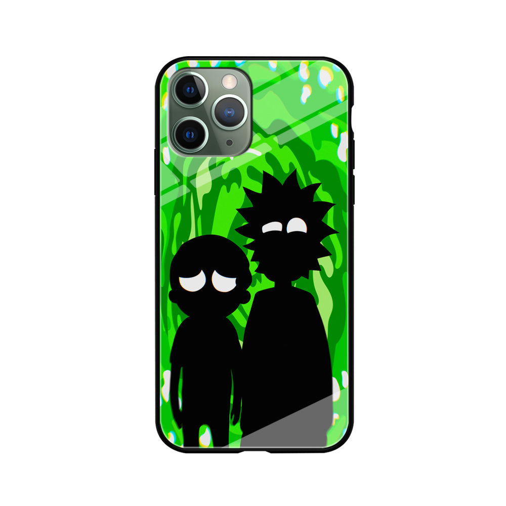 Rick And Morty Silhouette Of Slime iPhone 11 Pro Max Case