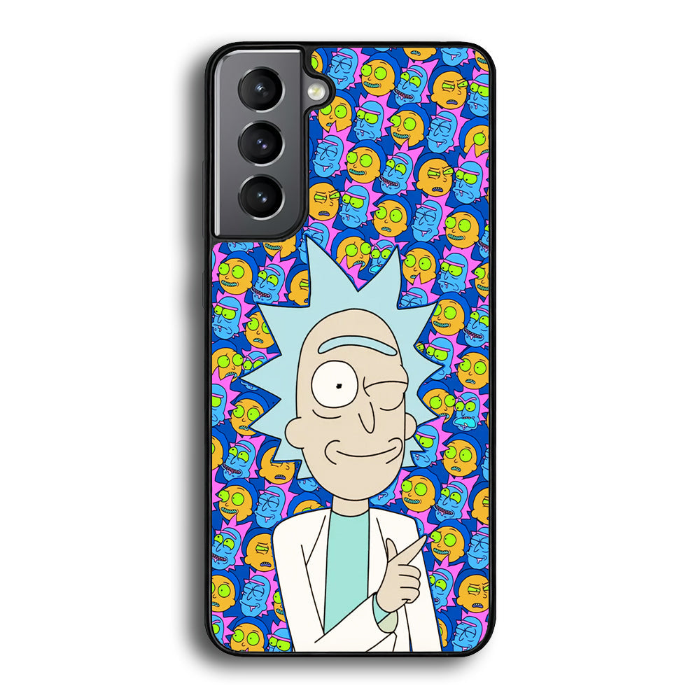 Rick Feel Happy Samsung Galaxy S22 Plus Case - Ezzystore