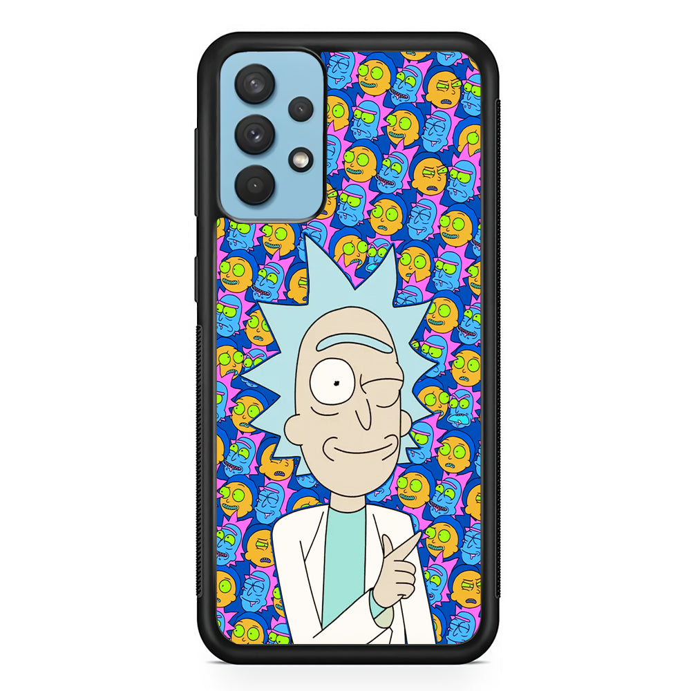 Rick Feel Happy Samsung Galaxy A32 Case