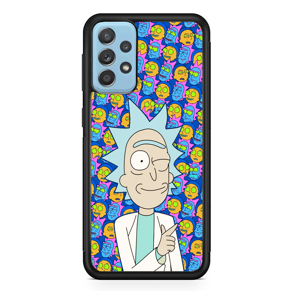 Rick Feel Happy Samsung Galaxy A52 Case