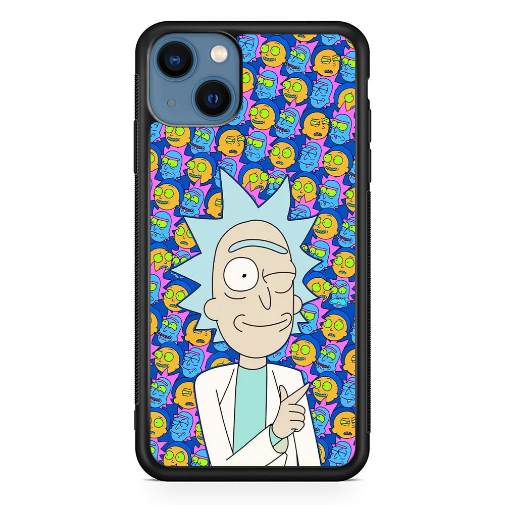 Rick Feel Happy iPhone 15 Case
