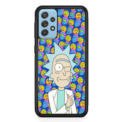 Rick Feel Happy Samsung Galaxy A72 Case