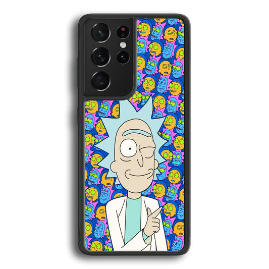 Rick Feel Happy Samsung Galaxy S21 Ultra Case
