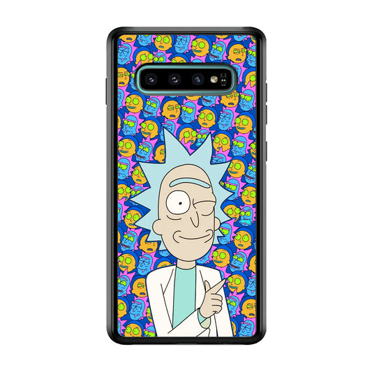 Rick Feel Happy Samsung Galaxy S10 Case