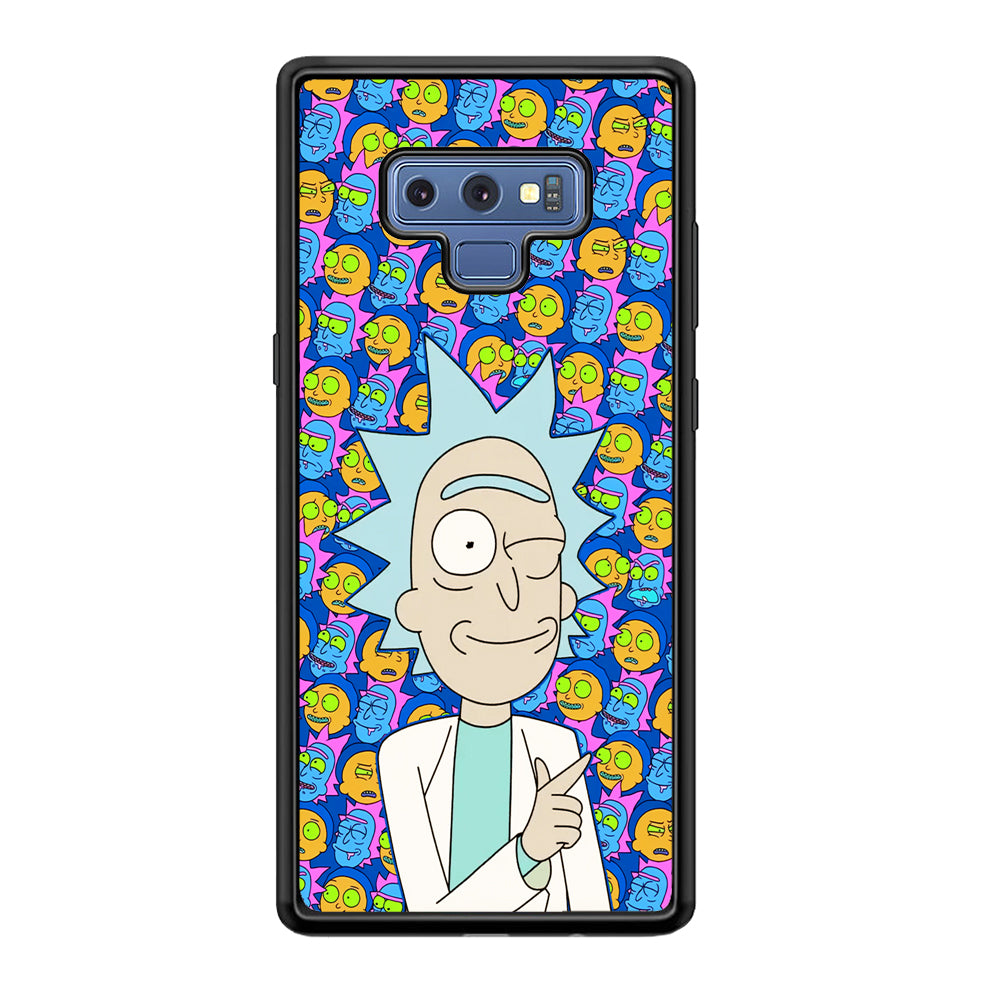 Rick Feel Happy Samsung Galaxy Note 9 Case