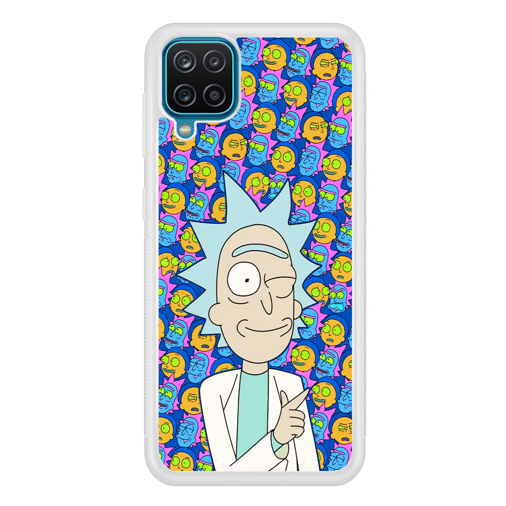 Rick Feel Happy Samsung Galaxy A12 Case