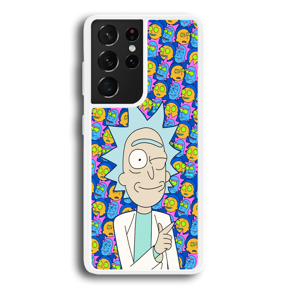 Rick Feel Happy Samsung Galaxy S21 Ultra Case