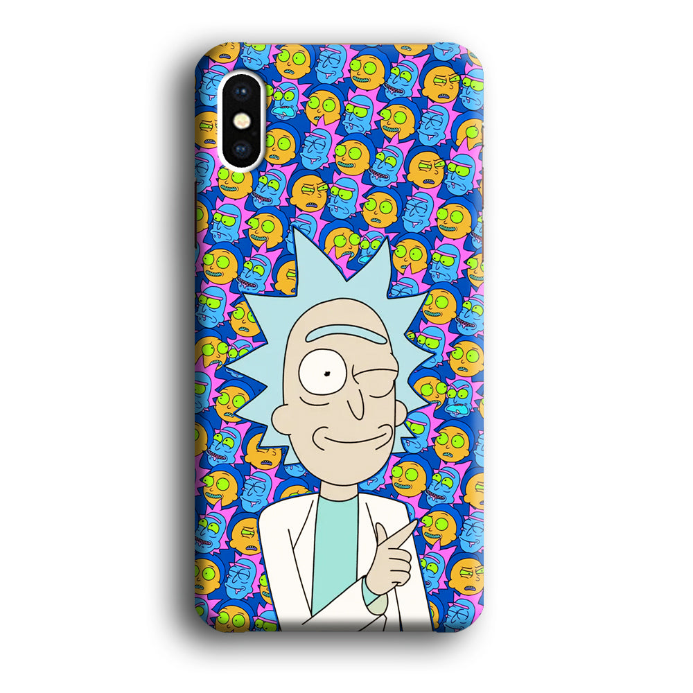 Rick Feel Happy iPhone XS Case