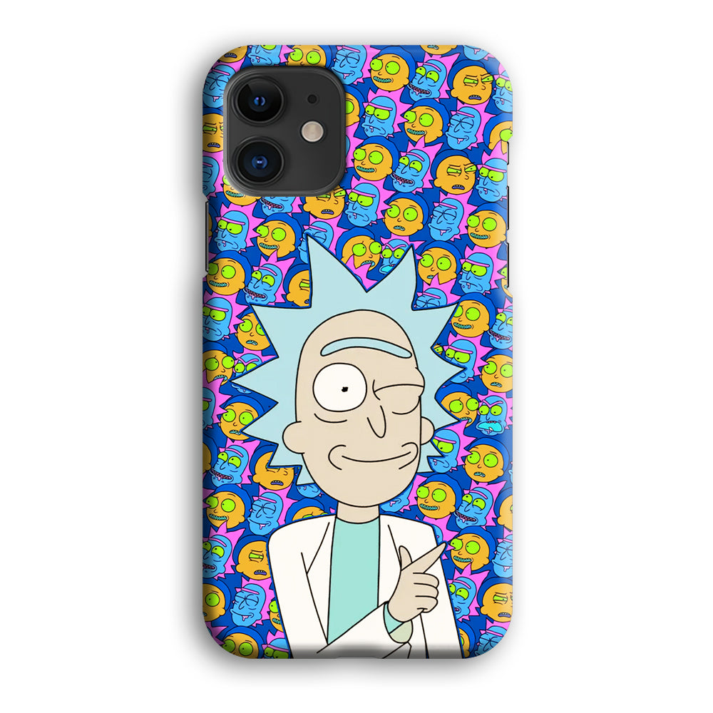 Rick Feel Happy iPhone 12 Case