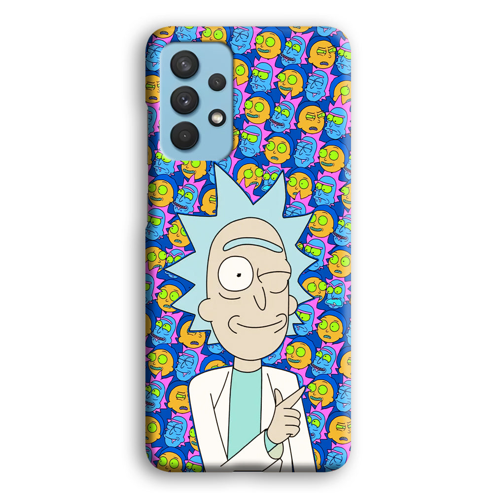 Rick Feel Happy Samsung Galaxy A32 Case