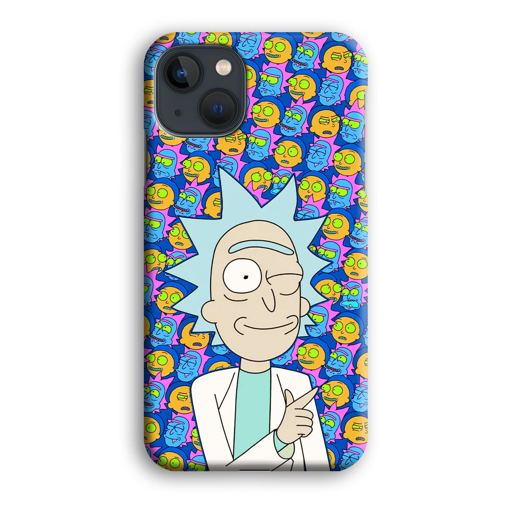 Rick Feel Happy iPhone 15 Case