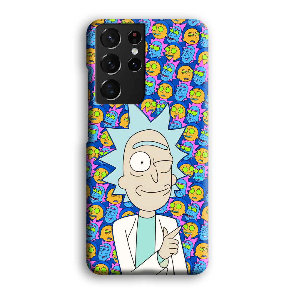 Rick Feel Happy Samsung Galaxy S21 Ultra Case