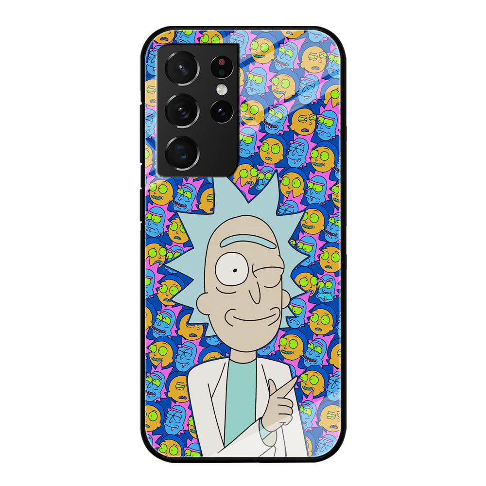 Rick Feel Happy Samsung Galaxy S21 Ultra Case