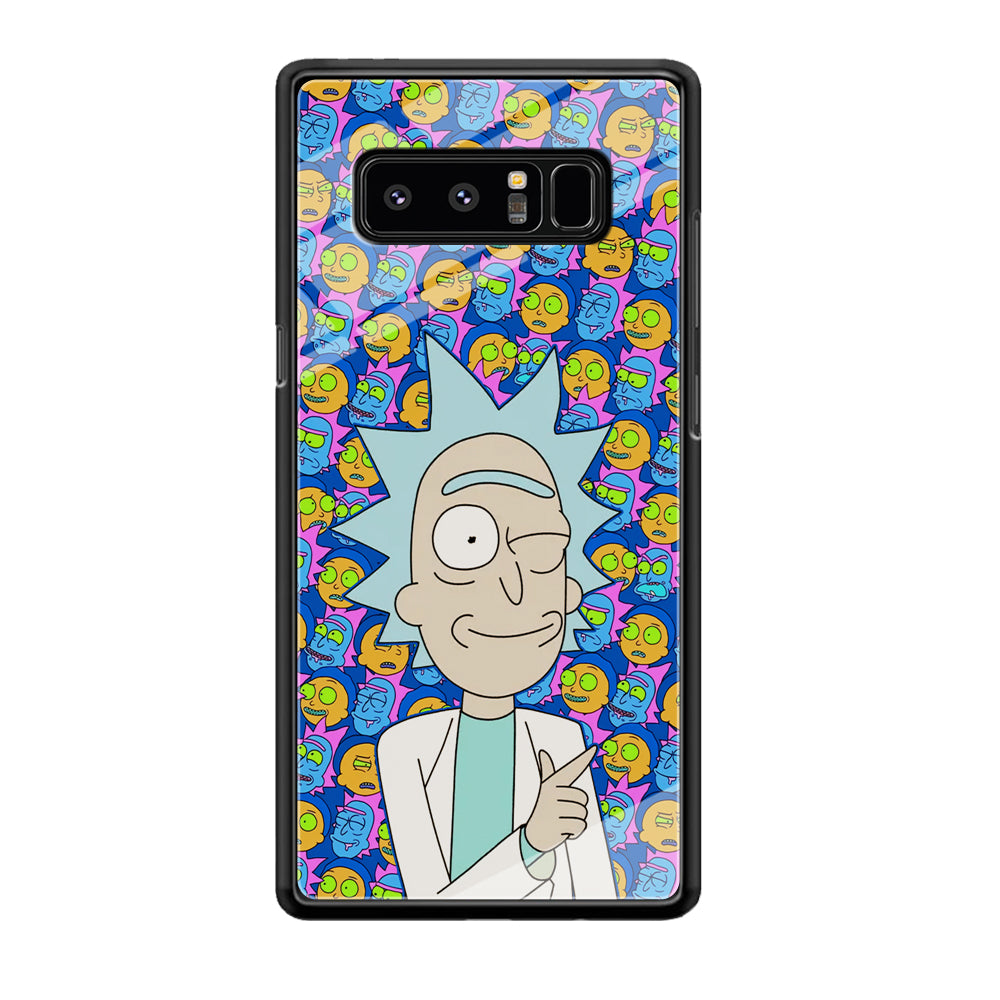 Rick Feel Happy Samsung Galaxy Note 8 Case