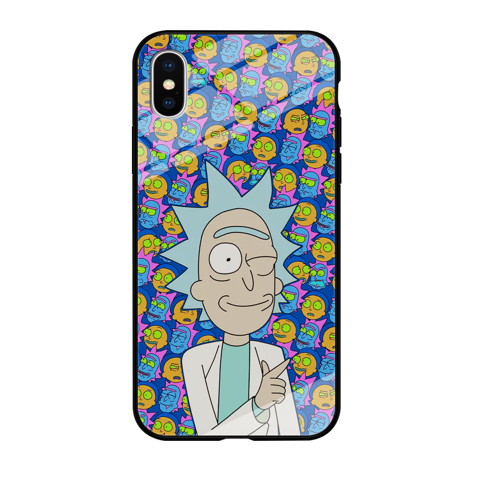 Rick Feel Happy iPhone X Case