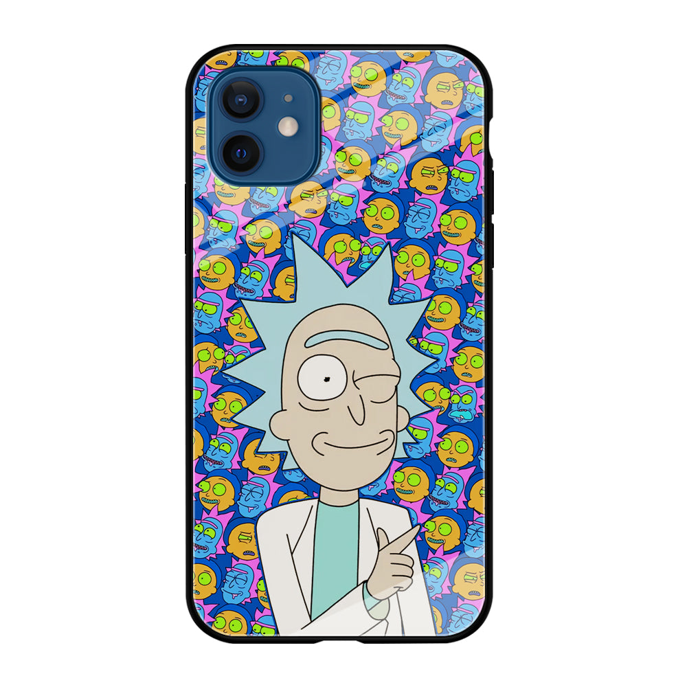 Rick Feel Happy iPhone 12 Case