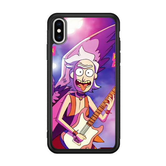 Rick Sanchez Guitaris Style iPhone X Case