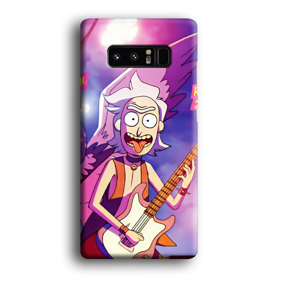 Rick Sanchez Guitaris Style Samsung Galaxy Note 8 Case