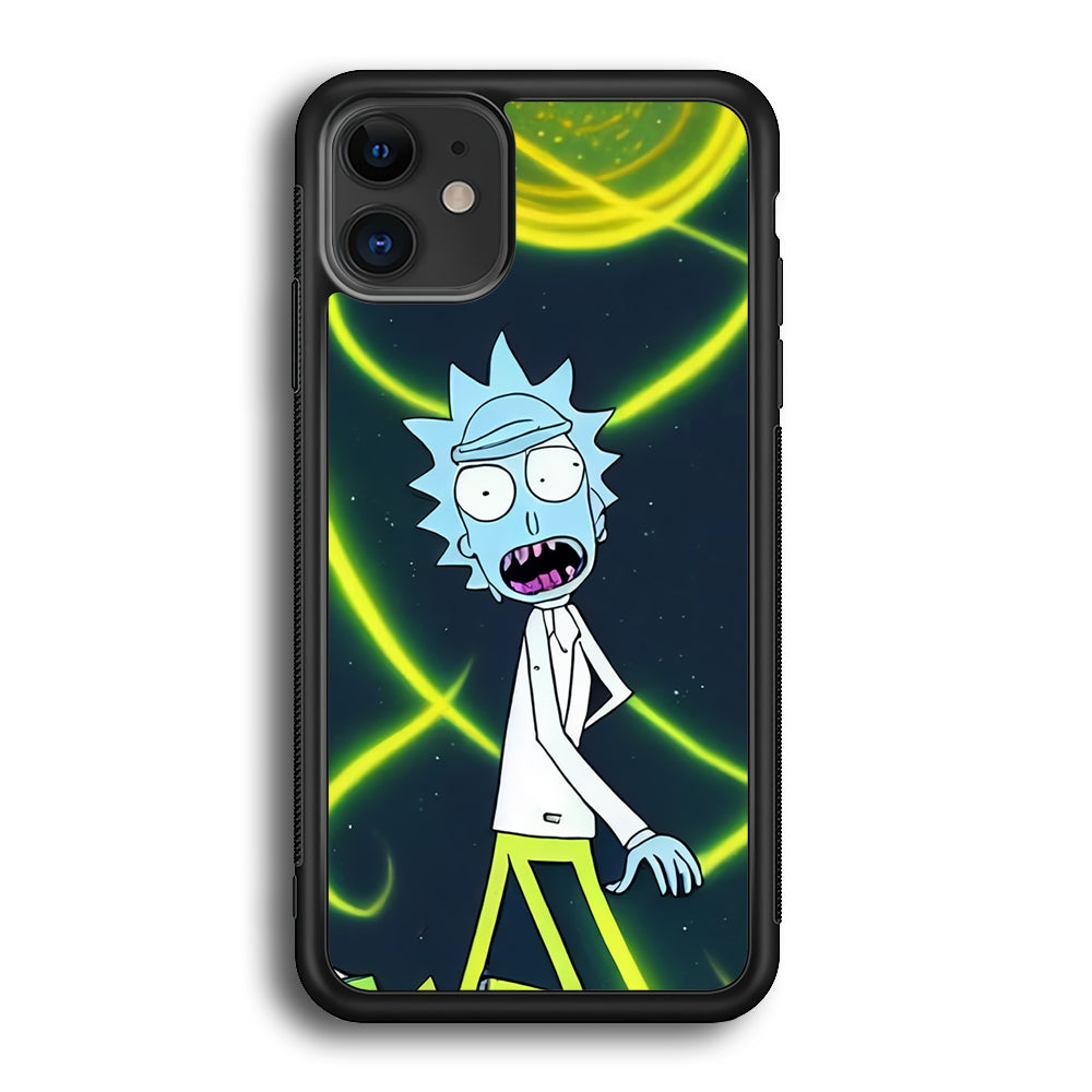 Rick Sanchez Zombie Style iPhone 12 Case