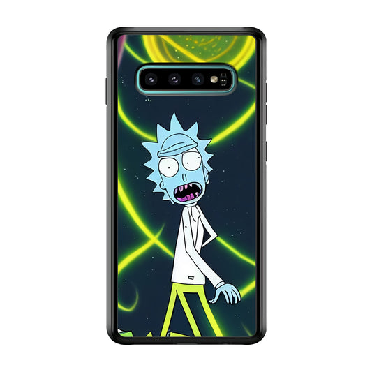 Rick Sanchez Zombie Style Samsung Galaxy S10 Case