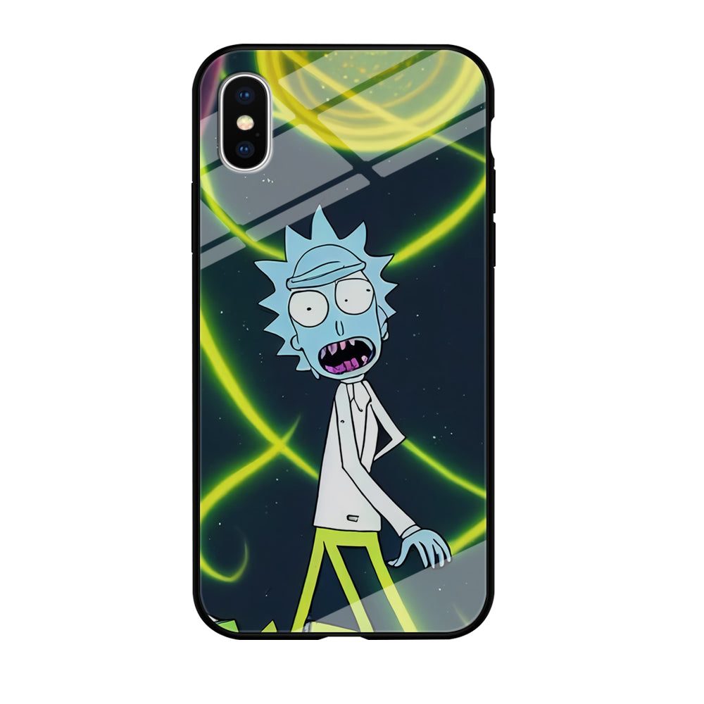 Rick Sanchez Zombie Style iPhone X Case