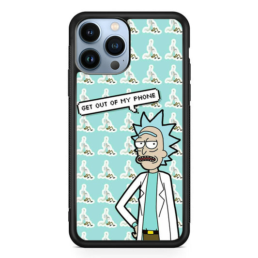 Rick And Morty Meme About Phone iPhone 14 Pro Case