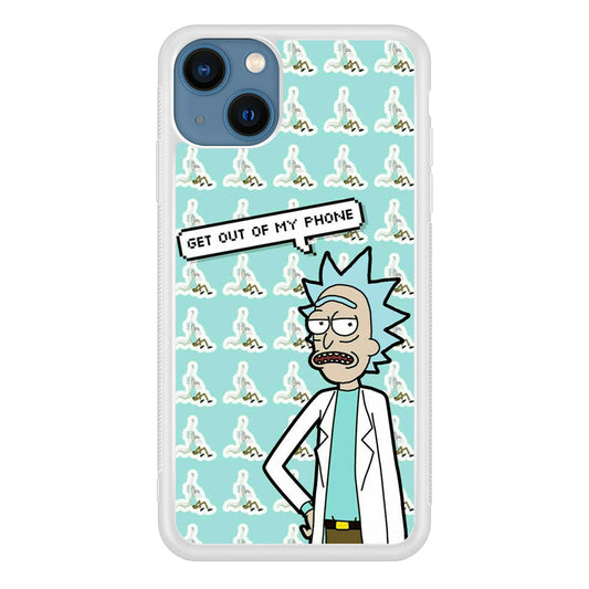 Rick And Morty Meme About Phone iPhone 15 Case