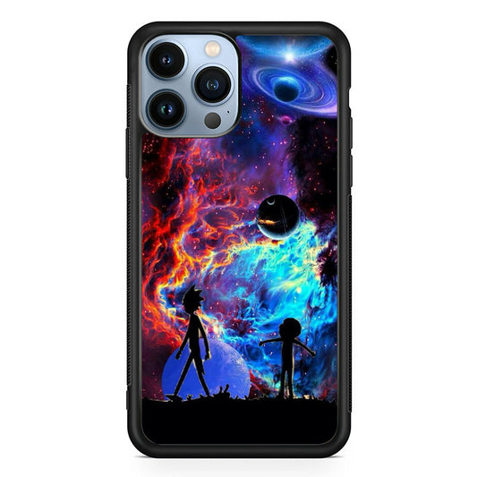 Rick and Morty Aurora iPhone 14 Pro Case