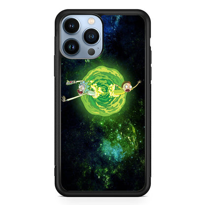 Rick and Morty Green Slime iPhone 14 Pro Case