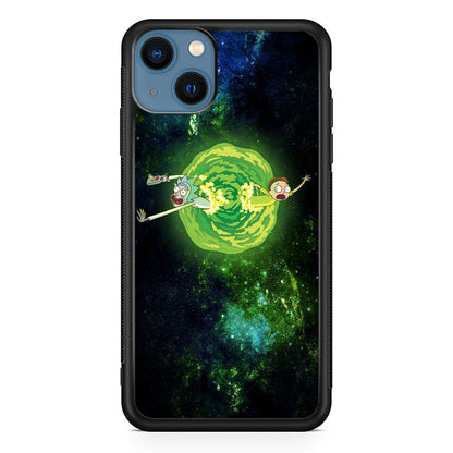 Rick and Morty Green Slime iPhone 15 Plus Case