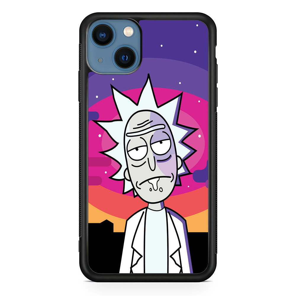 Rick and Morty Sky iPhone 15 Plus Case